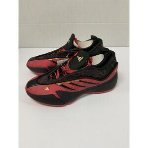 Adidas BAPE x Dame 9 Black Scarlet IH0786 Size 7 Red Black Basketball Sneakers